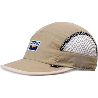 Flad beige justerbar trucker-kasket Soft BigNet Mountain fra Djinns