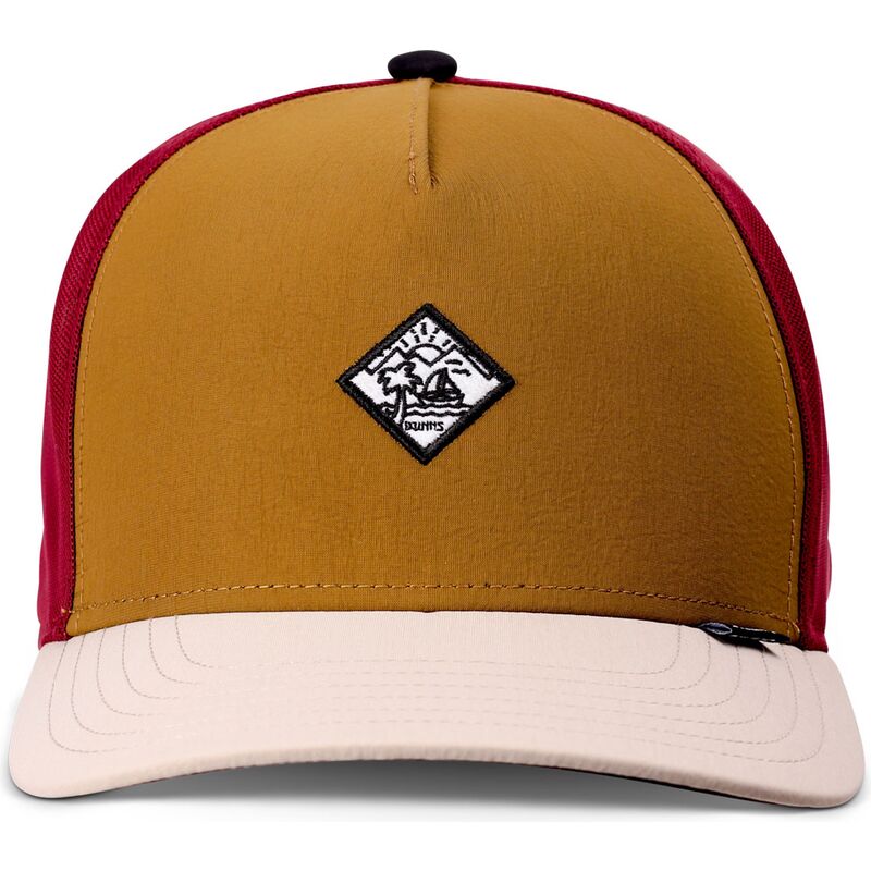 multifarvet-trucker-kasket-hft-mobesea-chestnut-fra-djinns