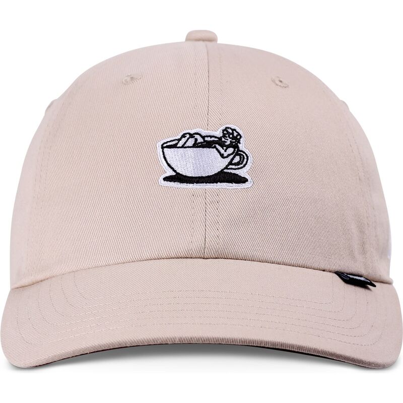 beige-justerbar-curved-cap-guy-in-a-cup-fra-djinns