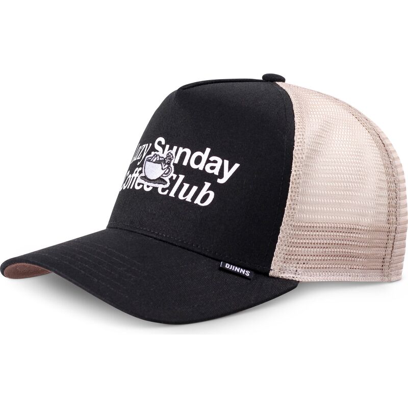 trucker-kasket-sort-og-beige-hft-guy-in-a-cup-fra-djinns