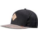 flad-sort-og-gra-snapback-kasket-crinklecheck-rev-fra-djinns