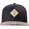 flad-sort-og-gra-snapback-kasket-crinklecheck-rev-fra-djinns