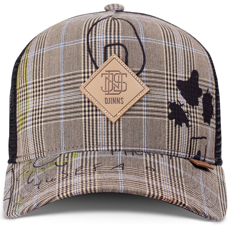 gra-og-sort-hft-crinklecheck-trucker-kasket-fra-djinns