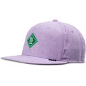 flad-violet-snapback-kasket-med-gront-oxfordcontra-logo-fra-djinns
