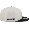 beige-og-sort-flat-cap-snapback-9fifty-training-pack-2026-fra-las-vegas-raiders-nfl-fra-new-era