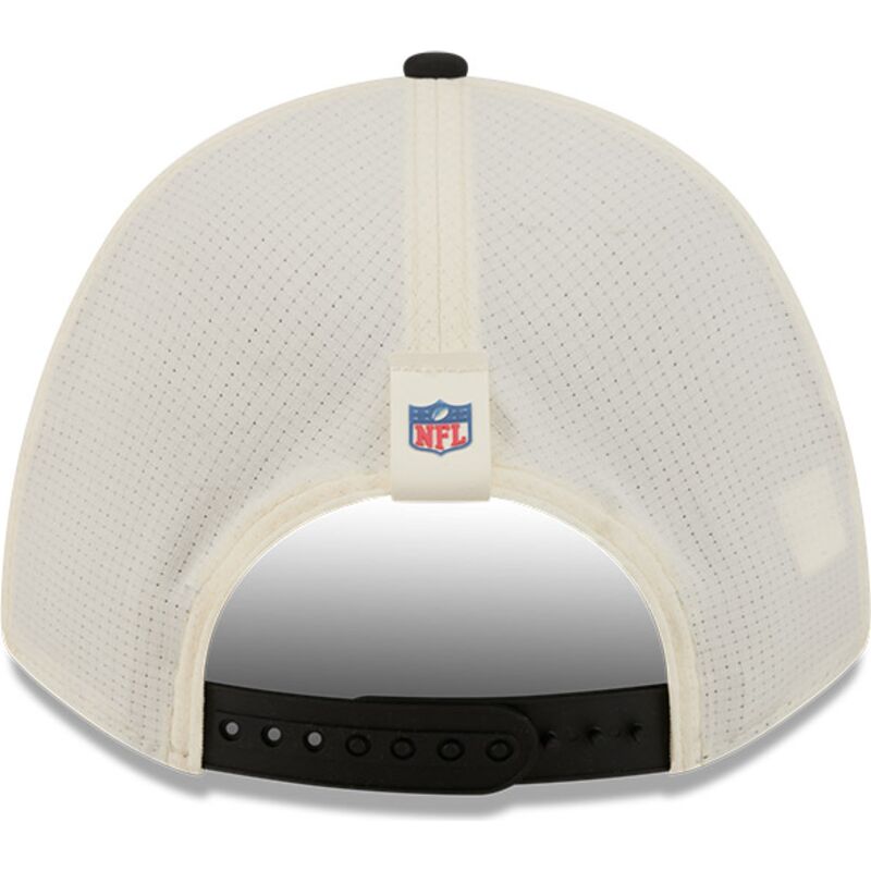 beige-og-sort-buet-kasket-snapback-9forty-m-crown-training-pack-2026-fra-las-vegas-raiders-nfl-fra-new-era