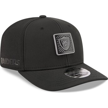 Kasketter buet sort snapback 9SEVENTY Stretch Snap Training Pack 2026 fra Las Vegas Raiders NFL af New Era
