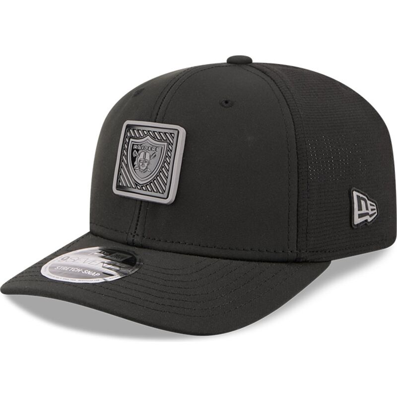 kasketter-buet-sort-snapback-9seventy-stretch-snap-training-pack-2026-fra-las-vegas-raiders-nfl-af-new-era