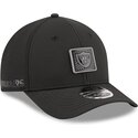 sort-buet-snapback-kasket-9forty-m-crown-training-pack-2026-fra-las-vegas-raiders-nfl-fra-new-era
