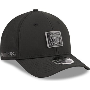 Kasketter buet sort snapback 9FORTY M-Crown Training Pack 2026 fra Las Vegas Raiders NFL af New Era