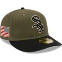 gron-buet-kasket-justerbar-59fifty-pre-curved-american-herringbone-fra-chicago-white-sox-mlb-fra-new-era