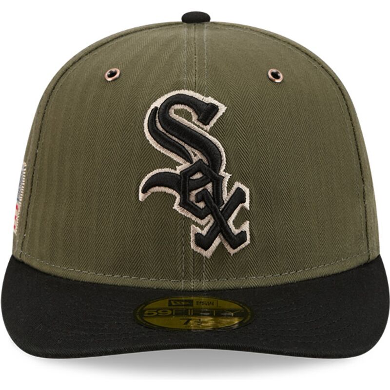 gron-buet-kasket-justerbar-59fifty-pre-curved-american-herringbone-fra-chicago-white-sox-mlb-fra-new-era
