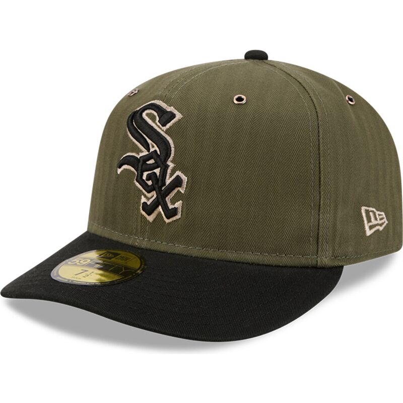 gron-buet-kasket-justerbar-59fifty-pre-curved-american-herringbone-fra-chicago-white-sox-mlb-fra-new-era