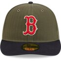gron-buet-kasket-justerbar-59fifty-pre-curved-american-herringbone-fra-boston-red-sox-mlb-fra-new-era