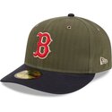 gron-buet-kasket-justerbar-59fifty-pre-curved-american-herringbone-fra-boston-red-sox-mlb-fra-new-era