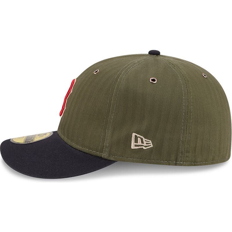 gron-buet-kasket-justerbar-59fifty-pre-curved-american-herringbone-fra-boston-red-sox-mlb-fra-new-era