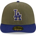 gron-buet-kasket-justerbar-59fifty-pre-curved-american-herringbone-fra-los-angeles-dodgers-mlb-fra-new-era