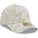 buet-beige-justerbar-kasket-59forty-a-frame-leafy-palm-fra-new-era