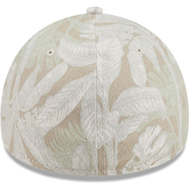 buet-beige-justerbar-kasket-59forty-a-frame-leafy-palm-fra-new-era