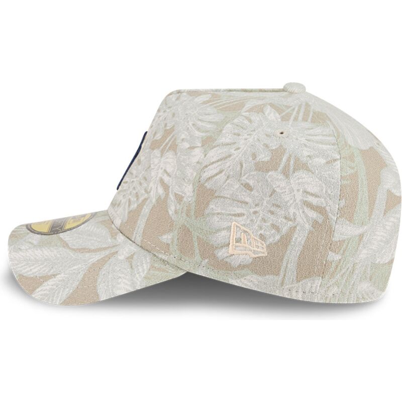 buet-beige-justeret-59forty-a-frame-leafy-palm-kasket-fra-new-york-yankees-mlb-fra-new-era