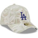 buet-beige-justeret-59forty-a-frame-leafy-palm-kasket-fra-los-angeles-dodgers-mlb-fra-new-era