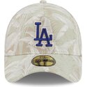 buet-beige-justeret-59forty-a-frame-leafy-palm-kasket-fra-los-angeles-dodgers-mlb-fra-new-era