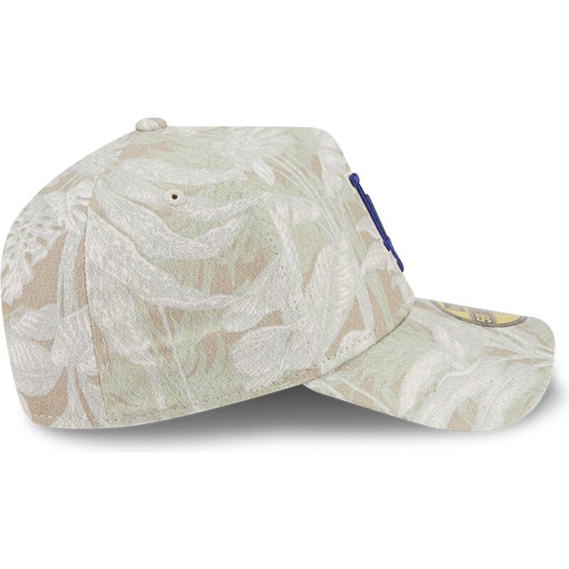 buet-beige-justeret-59forty-a-frame-leafy-palm-kasket-fra-los-angeles-dodgers-mlb-fra-new-era