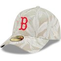buet-beige-justeret-59forty-a-frame-leafy-palm-kasket-fra-boston-red-sox-mlb-fra-new-era