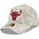 buet-beige-justeret-59forty-a-frame-leafy-palm-kasket-fra-chicago-bulls-nba-fra-new-era