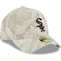 buet-beige-justeret-59forty-a-frame-leafy-palm-kasket-fra-chicago-white-sox-mlb-fra-new-era