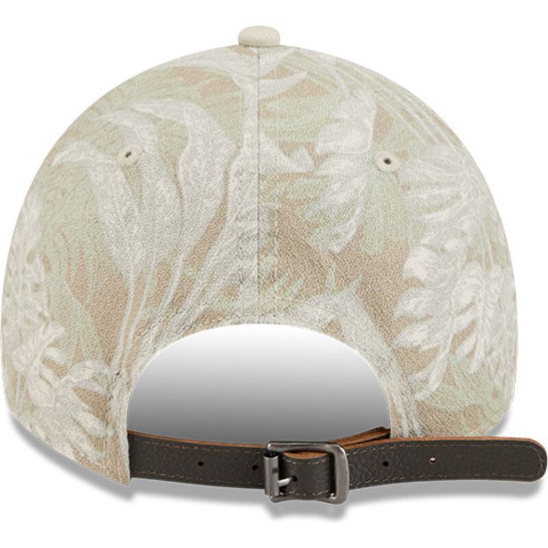 buet-beige-justerbar-9twenty-leafy-palm-kasket-fra-los-angeles-dodgers-mlb-fra-new-era