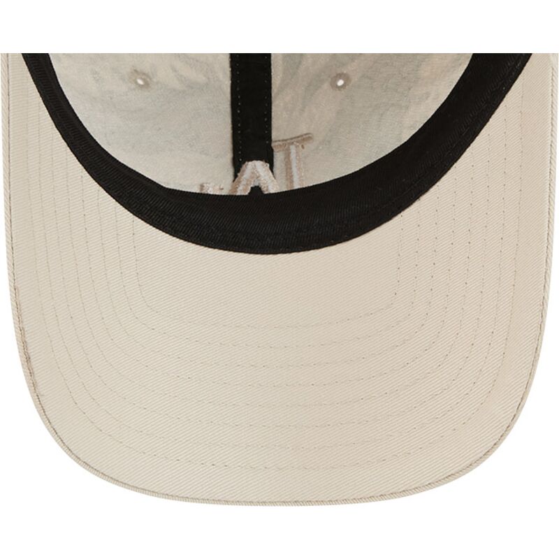 buet-beige-justerbar-9twenty-leafy-palm-kasket-fra-los-angeles-dodgers-mlb-fra-new-era