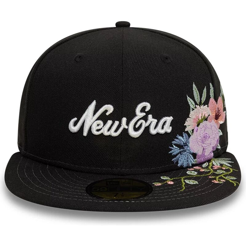sort-fitted-59fifty-floral-emb-kasket-fra-new-era sort-fitted-59fifty-floral-emb-kasket-fra-new-era