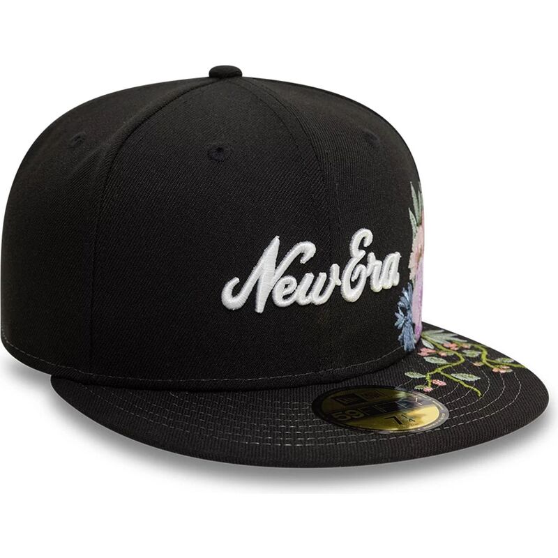 sort-fitted-59fifty-floral-emb-kasket-fra-new-era sort-fitted-59fifty-floral-emb-kasket-fra-new-era