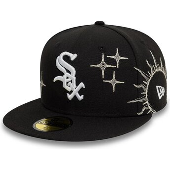 Sort fitted 59FIFTY Zodiac kasket fra Chicago White Sox MLB af New Era