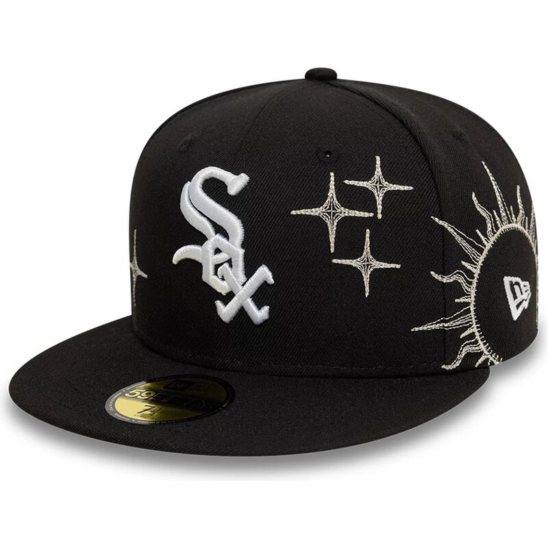 sort-fitted-59fifty-zodiac-kasket-fra-chicago-white-sox-mlb-af-new-era