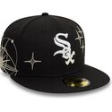 sort-fitted-59fifty-zodiac-kasket-fra-chicago-white-sox-mlb-af-new-era