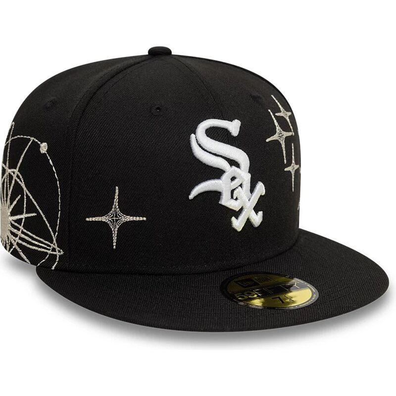 sort-fitted-59fifty-zodiac-kasket-fra-chicago-white-sox-mlb-af-new-era