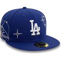 flad-bla-tilpasset-59fifty-zodiac-kasket-fra-los-angeles-dodgers-mlb-fra-new-era