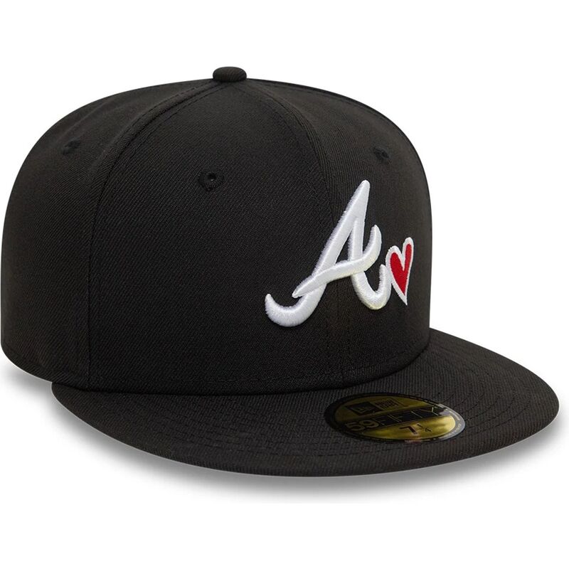 sort-fitted-59fifty-heart-icon-flad-kasket-fra-atlanta-braves-mlb-af-new-era