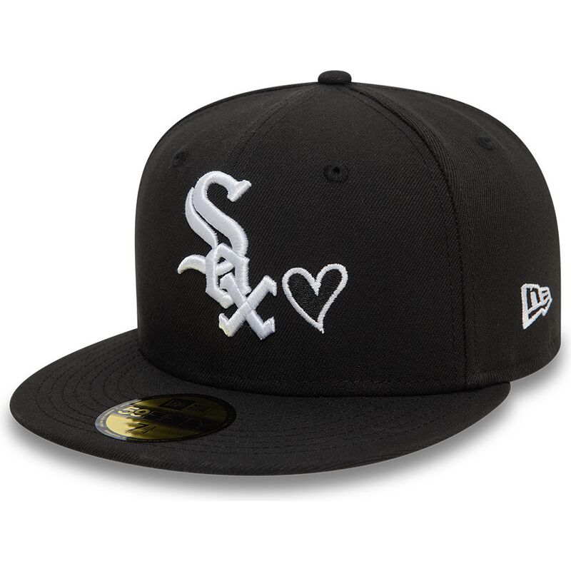 sort-fitted-59fifty-heart-icon-kasket-fra-chicago-white-sox-mlb-af-new-era