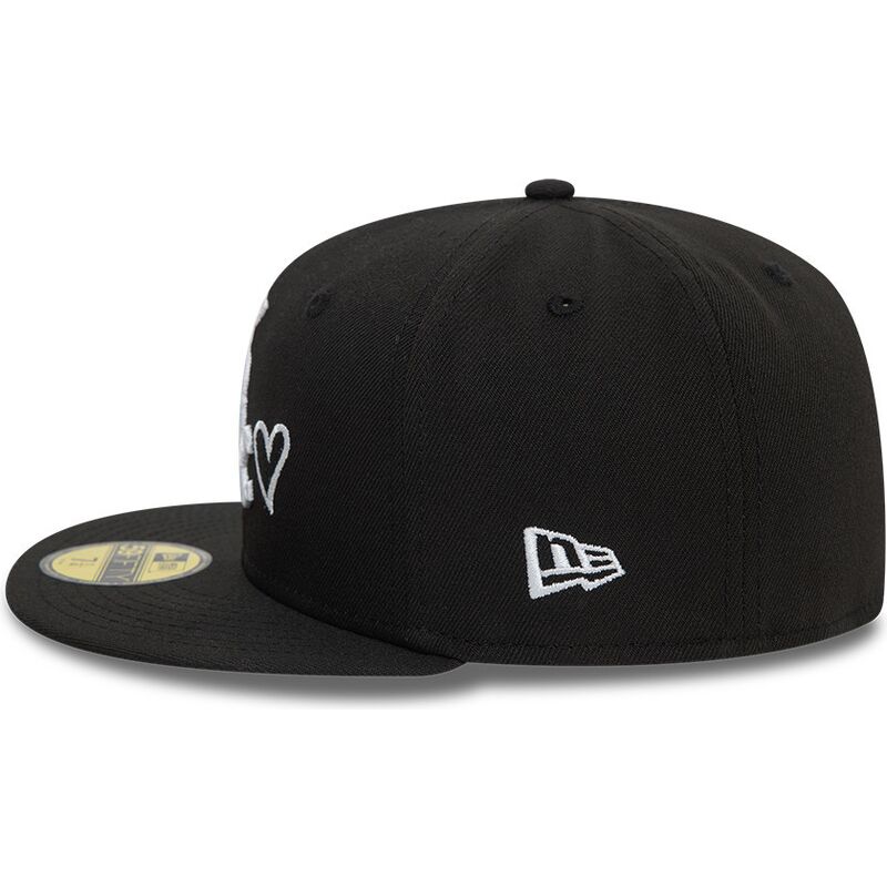 sort-fitted-59fifty-heart-icon-kasket-fra-chicago-white-sox-mlb-af-new-era