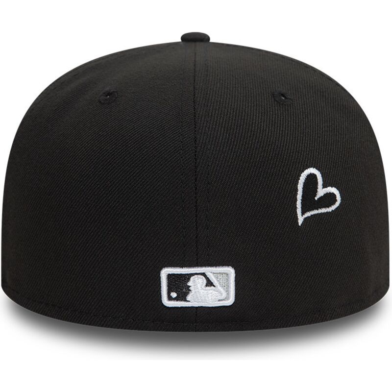 sort-fitted-59fifty-heart-icon-kasket-fra-chicago-white-sox-mlb-af-new-era