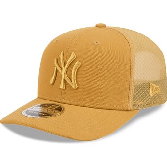 Lysbrun trucker-kasket 9SEVENTY Stretch Snap Color Pack fra New York Yankees MLB fra New Era