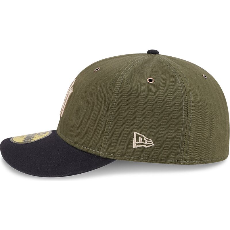 gron-buet-kasket-justerbar-59fifty-pre-curved-american-herringbone-fra-new-york-yankees-mlb-fra-new-era