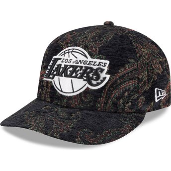Buet kasket multifarvet tilpasset 59FIFTY Pre-Curved Jacquard Chenille fra Los Angeles Lakers NBA fra New Era