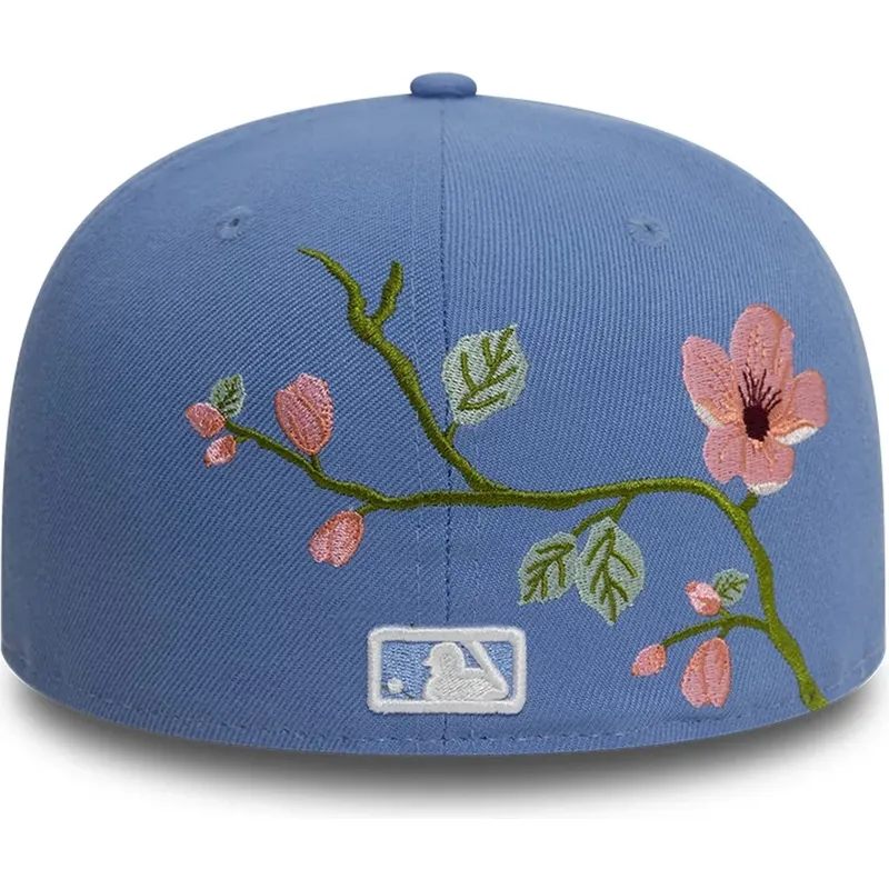 flad-bla-tilpasset-59fifty-floral-kasket-fra-los-angeles-dodgers-mlb-fra-new-era