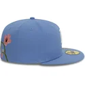 flad-bla-tilpasset-59fifty-floral-kasket-fra-los-angeles-dodgers-mlb-fra-new-era