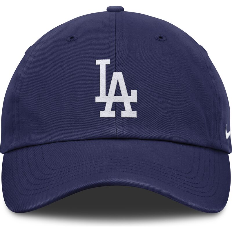 bla-justerbar-buet-kasket-til-born-club-unstructured-organic-cotton-fra-los-angeles-dodgers-mlb-fra-nike