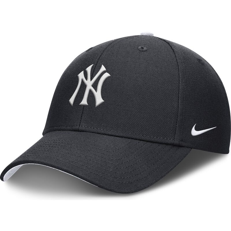 justerbar-marinebla-buet-kasket-til-dreng-dri-fit-club-structured-fra-new-york-yankees-mlb-fra-nike